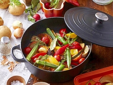 ル クルーゼ公式 夏野菜のココット レシピ 作り方 By ル クルーゼ公式ショップ 楽天レシピ